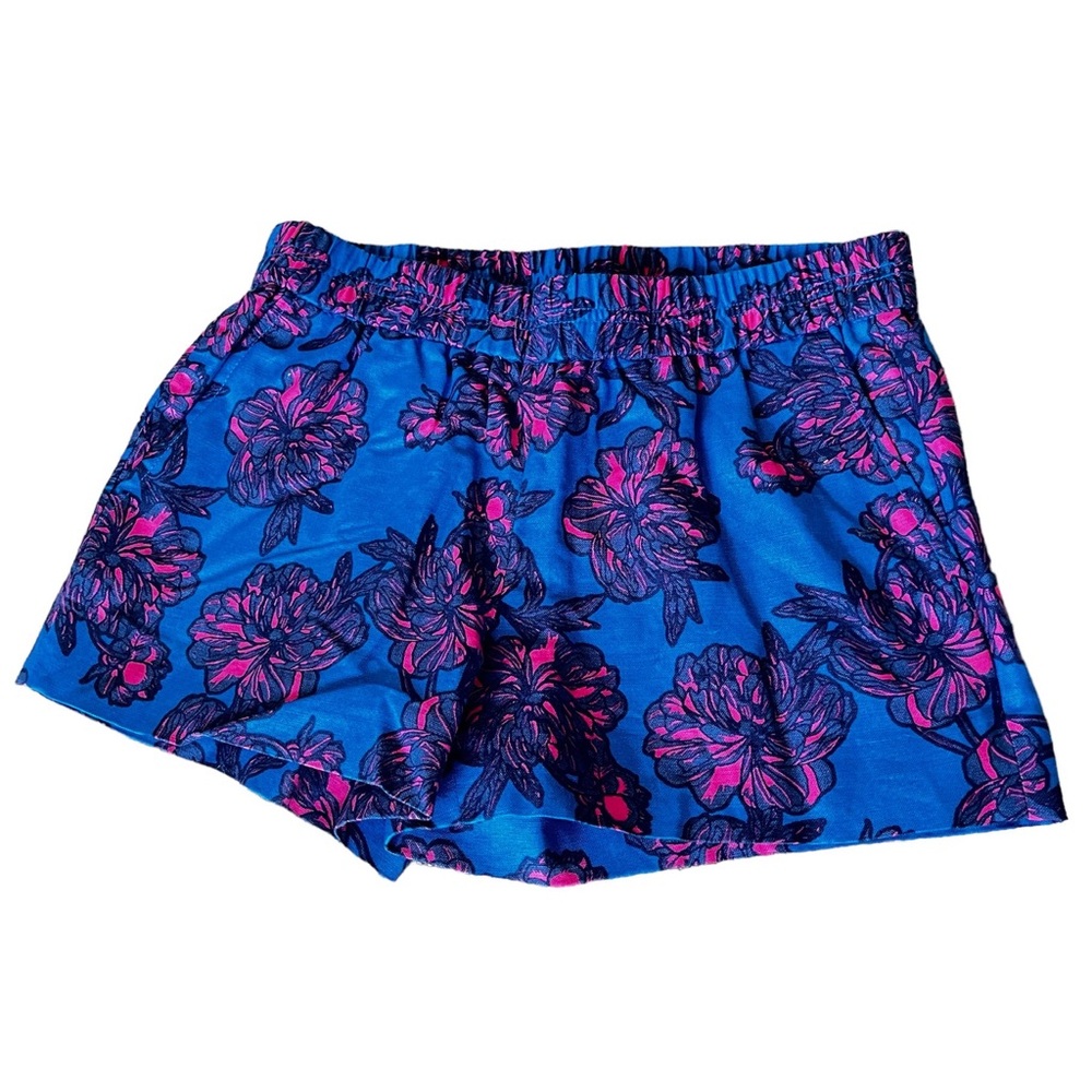 J. Crew | Floral Linen Shorts size 0